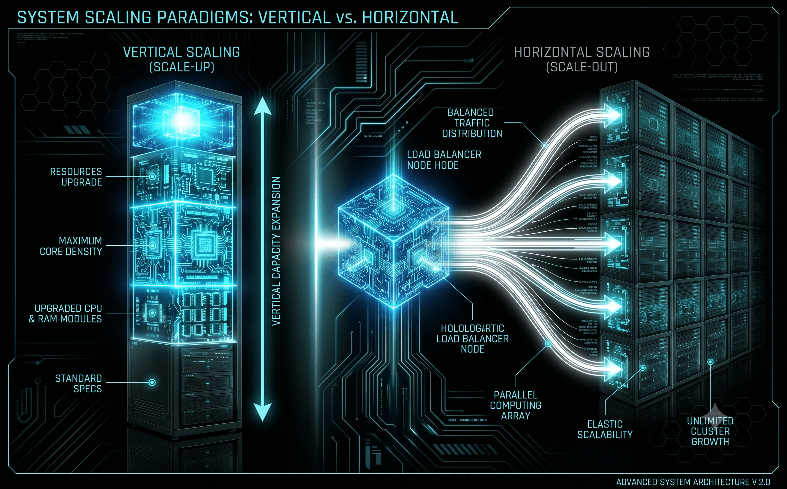 Horizontal vs. Vertical Scaling: Architectural Dissection & Best Practices